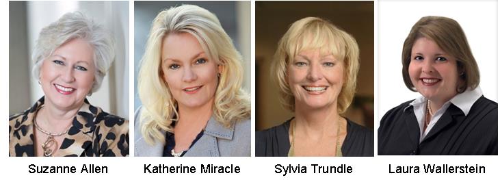 suzanne-allen-katherine-miracle-sylvia-trundle-laura-wallerstein-personal-branding